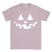 Lilac halloween jack o lantern (white) Classic Tee - artisFamous