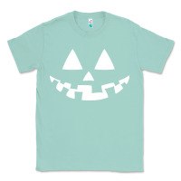 Seafoam halloween jack o lantern (white) Classic Tee - artisFamous