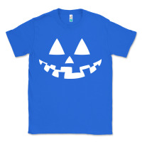 Halloween Jack O Lantern (white) Classic Tee | Teevron