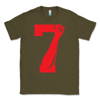 Army Green colin kaepernick number 7 t shirt Classic Tee - artisFamous