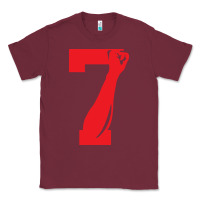 Burgundy colin kaepernick number 7 t shirt Classic Tee - artisFamous