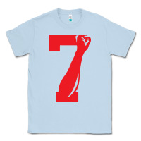 Dusty Blue colin kaepernick number 7 t shirt Classic Tee - artisFamous
