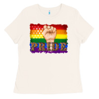 Bone lgbtq  flag and hand pride Ladies Tee - Artiststas