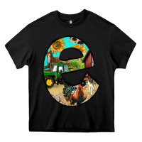 Black farm life alphabet lowercase letters e Heavy Core Tee - BundleAndBundleShop