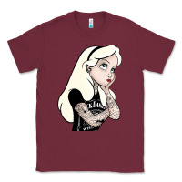 Burgundy alice in wonderland Classic Tee - artisFamous