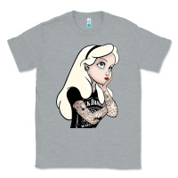 Heather Grey alice in wonderland Classic Tee - artisFamous