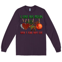Plum i like big bulbs and i can not lie Long Sleeve Tee - BarkalooDesign