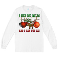 White i like big bulbs and i can not lie Long Sleeve Tee - BarkalooDesign
