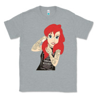 Heather Grey ariel tatoo Classic Tee - artisFamous