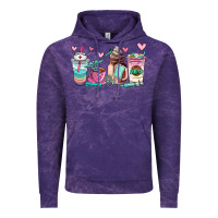 Cloud Purple nurse  coffee cup Vintage Hoodie - AdoDesignShop