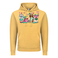 Vintage Mustard nurse  coffee cup Vintage Hoodie - AdoDesignShop