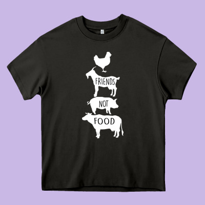 Friend Not Food Heavy Core Tee Designed By Bettercallsaul