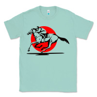 Seafoam horse racing Classic Tee - artisFamous