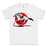 White horse racing Classic Tee - artisFamous