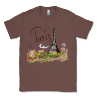Chestnut paris Classic Tee - artisFamous