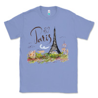 Colony Blue paris Classic Tee - artisFamous