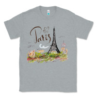 Heather Grey paris Classic Tee - artisFamous