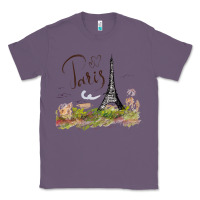 Lavender paris Classic Tee - artisFamous