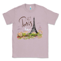 Lilac paris Classic Tee - artisFamous