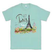 Seafoam paris Classic Tee - artisFamous