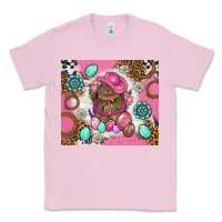 Bubblegum Pink Cowboy Bunny Easter Tumbler Classic Tee - BundleAndBundleShop