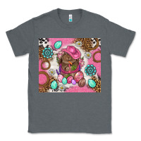 Charcoal Heather Cowboy Bunny Easter Tumbler Classic Tee - BundleAndBundleShop