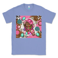 Colony Blue Cowboy Bunny Easter Tumbler Classic Tee - BundleAndBundleShop
