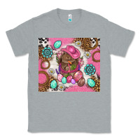 Heather Grey Cowboy Bunny Easter Tumbler Classic Tee - BundleAndBundleShop