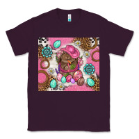 Plum Cowboy Bunny Easter Tumbler Classic Tee - BundleAndBundleShop