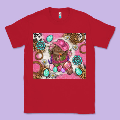 Cowboy Bunny Easter Tumbler Classic Tee Designed By Bundleandbundleshop