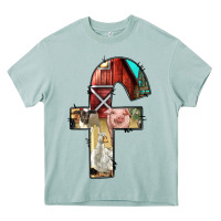 Arona farm life alphabet lowercase letters f Heavy Core Tee - BundleAndBundleShop