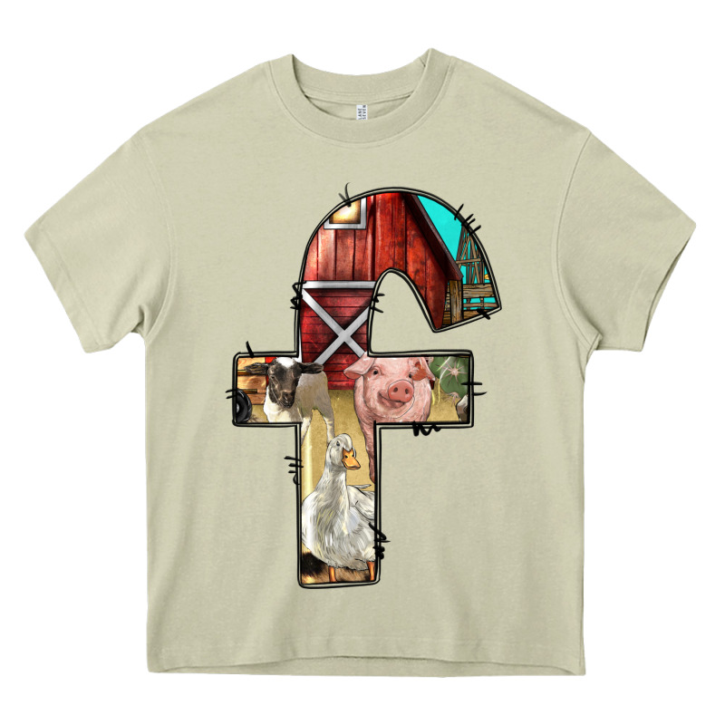 Farm Life Alphabet Lowercase Letters F Heavy Core Tee by BundleAndBundleShop | Teevron