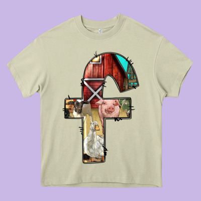 Farm Life Alphabet Lowercase Letters F Heavy Core Tee Designed By Bundleandbundleshop