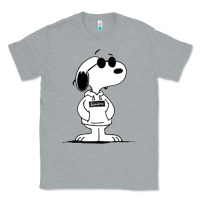 Heather Grey cool dog Classic Tee - artisFamous