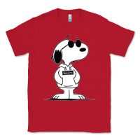 Red cool dog Classic Tee - artisFamous