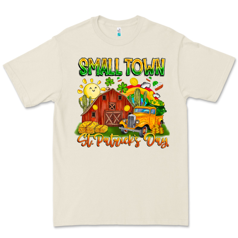 Small Town St Patrick's Day Premium Tee by CowhideDigitalArt | Teevron