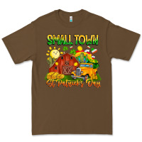 Cacao Small Town St Patrick's Day Premium Tee - CowhideDigitalArt