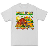 Dove Grey Small Town St Patrick's Day Premium Tee - CowhideDigitalArt