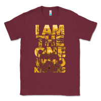 Burgundy i am the one who knocks Classic Tee - artisFamous