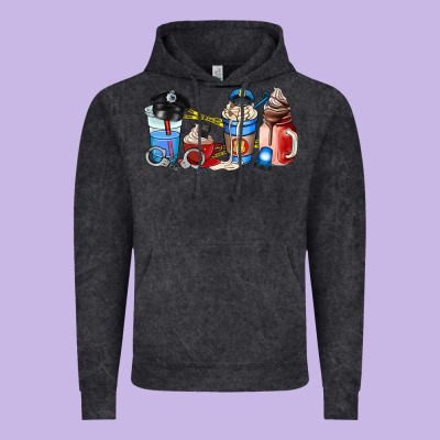 Police Coffee Cup Vintage Hoodie Designed By Adodesignshop