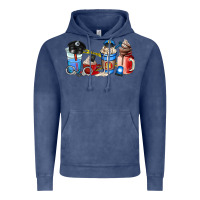 Vintage Denim police coffee cup Vintage Hoodie - AdoDesignShop