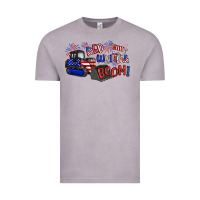Vintage Zinc red white and boom Vintage Tee - Artiststas