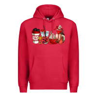 Cardinal hockey coffee cups Premium Hoodie - AdoDesignShop