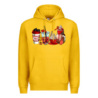 Lemon hockey coffee cups Premium Hoodie - AdoDesignShop
