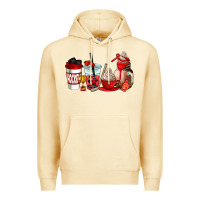 Pina Colada hockey coffee cups Premium Hoodie - AdoDesignShop