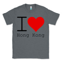 Charcoal Heather i love hong kong Classic Tee - artisFamous
