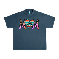 Midnight Navy girl mom Urban Heavy Tee - CowhideDigitalArt