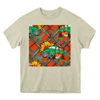Mossy fall truck seamless pattern Heavy Core Tee - BundleAndBundleShop