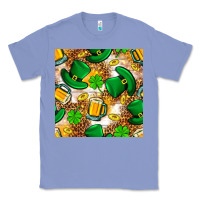 Colony Blue St. Patricks day hat digital paper Classic Tee - BundleAndBundleShop