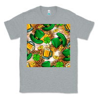 Heather Grey St. Patricks day hat digital paper Classic Tee - BundleAndBundleShop